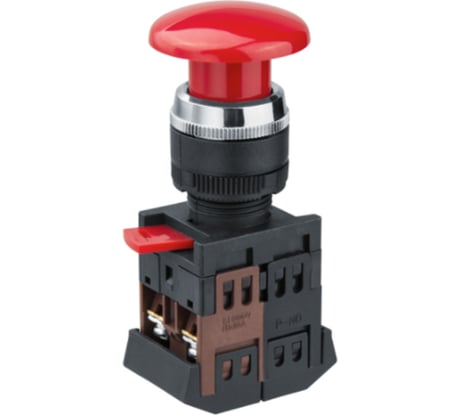 Кнопка Navigator NBI-B-05 Грибок, d22мм, NO+NC 82813
