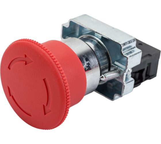 Кнопка Navigator NBI-B-07 Грибок, поворотная блокировка, d22мм, NC 82815