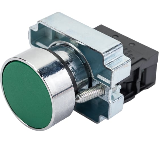 Кнопка Navigator NBI-B-08-G зеленая, d22мм, NO 82818
