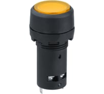 Кнопка Navigator NBI-B-09-Y желтая, с подсветкой, d22мм, 230В, NO+NC 82823