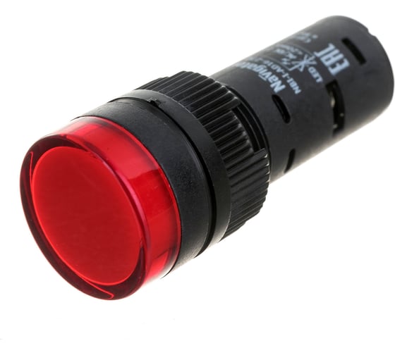 Индикаторная лампа Navigator NBI-I-AD16-230-R красная, d16мм, 230В AC/DC 82804