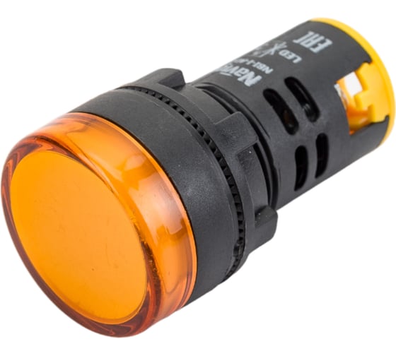 Индикаторная лампа Navigator NBI-I-AD22-24-Y желтая, d22мм, 24В AC/DC 82806