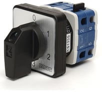 Переключатель Emas многоступенчатый 10А (0-3), 1 полюс, рамка 48х48мм, быстрый монтаж, 400В AC, IP54 PSA010KS133SQ