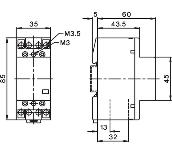 Модульный контактор Benedict R25-22 24VM PN73863