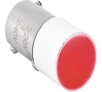 Лампа CHINT BA9s для NP2, красная, AC/DC24В (LED) (R) (уп. 100 шт.) 576747