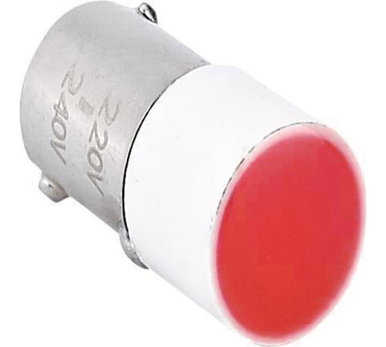 Лампа CHINT BA9s для NP2, красная, AC/DC24В (LED) (R) (уп. 100 шт.) 576747 1