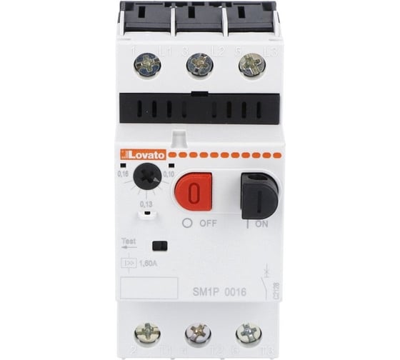 Автомат защиты двигателя LOVATO Electric MOTOR PROT.CIRC.BR. SM1R 2.5-4A SM1P0400 1