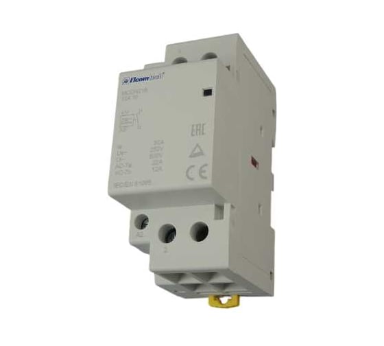 Контактор модульный ELCOMTECH MCON21B-32-10-230AC 32A 1NO 0NC 230VAC 2х модуль УТ-00038992