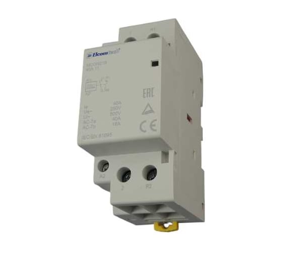 Контактор модульный ELCOMTECH MCON21B-40-11-230AC 40A 1NO 1NC 230VAC 2х модуль УТ-00038999 1