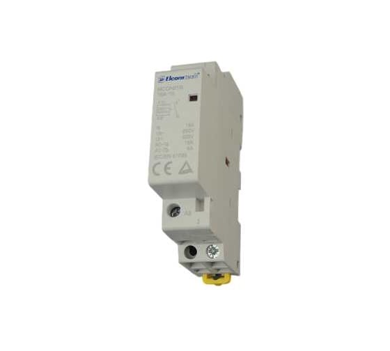 Контактор модульный ELCOMTECH MCON21B-16-10-230AC 16A 1NO 0NC 230VAC 1х модуль УТ-00038989
