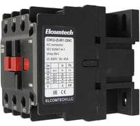 Контактор накладной ELCOMTECH CON12J-25-3011-220AC 25A 1NO 1NC 220VAC УТ-00033970