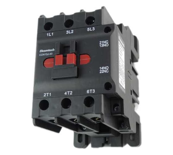 Контактор накладной ELCOMTECH CON13J-40-3011-220AC 40A 1NO 1NC 220VAC УТ-00033973 1
