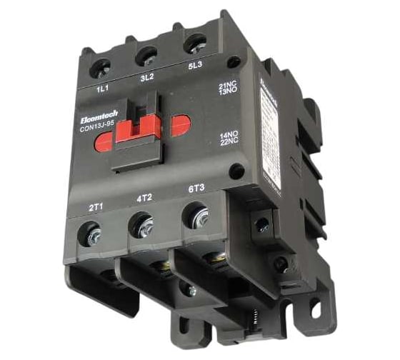 Контактор накладной ELCOMTECH CON13J-95-3011-220AC 95A 1NO 1NC 220VAC УТ-00033977