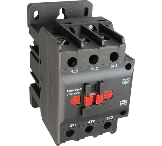 Контактор накладной ELCOMTECH CON13J-50-3011-220AC 50A 1NO 1NC 220VAC УТ-00033974