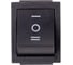 Переключатель клавишный SMARTBUY 250В 16А (6с) ON-OFF-ON черный, с нейтралью SBE-16-S32b 1
