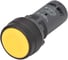 Кнопка моноблочная Systeme Electric SB7 22мм желтая с фиксацией, пластик, 1НО, IP65 SB7NH51 1