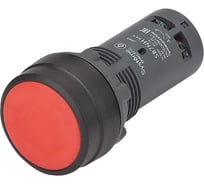 Кнопка моноблочная Systeme Electric SB7 22мм красная с фиксацией, пластик, 1НЗ, IP65 SB7NH42