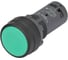 Кнопка моноблочная Systeme Electric SB7 22мм зеленая с фиксацией, пластик, 2НО, IP65 SB7NH33 1
