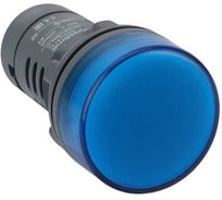 Сигнальная лампа моноблочная Systeme Electric SB7 22мм синяя LED 220В AC/DC SB7EV06MPU
