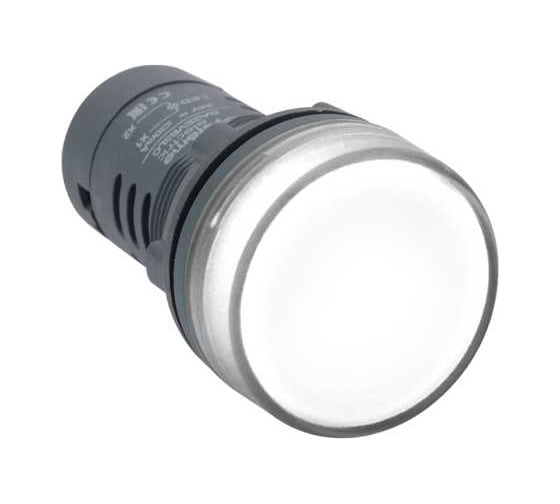 Сигнальная лампа моноблочная Systeme Electric SB7 22мм белая LED 220В AC/DC SB7EV07MPU