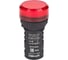 Лампа коммутационная Dekraft ADDS D22 LED красный 24В AC/DC ЛK-22 IP55 25161DEK 1