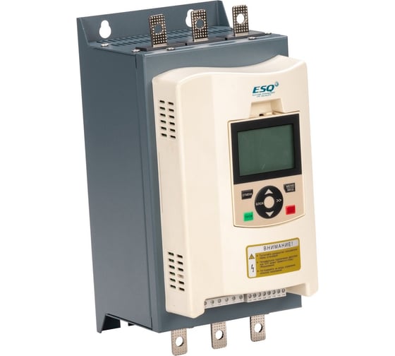 Устройство плавного пуска ESQ GS9-018 (37А, 380В, 18.5кВт, встроенный шунтирующий контактор) 08.05.001035