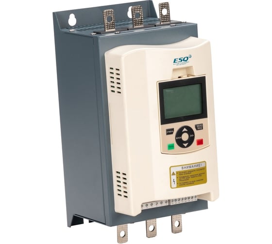 Устройство плавного пуска ESQ GS9-015 (30А, 380В, 15кВт, встроенный шунтирующий контактор) 08.05.001034