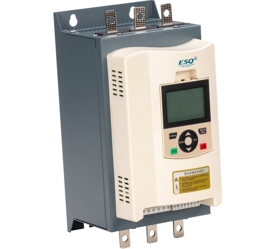 Устройство плавного пуска ESQ GS9-037 (74А, 380В, 37кВт, встроенный шунтирующий контактор) 08.05.001038