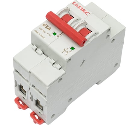 Модульный выключатель нагрузки DKC YON MD63P 2P 63А MD63P-263