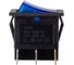 Выключатель клавишный SMARTBUY двойной 250V 16А (6с) ON-OFF синий с подсветкой SBE-16-S33bl 3