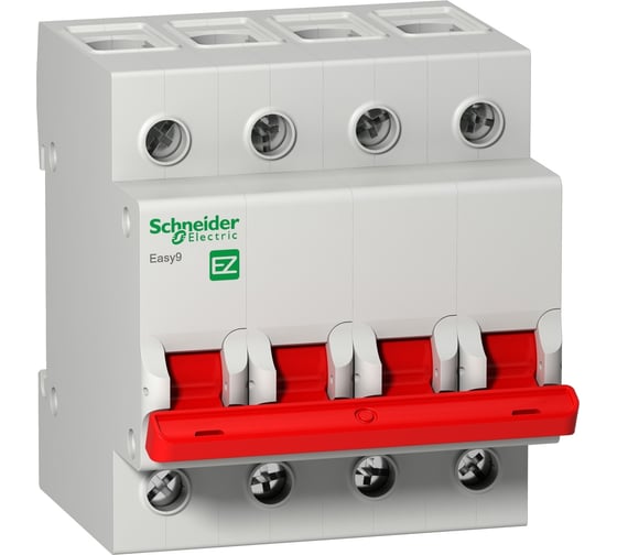 Выключатель нагрузки Systeme Electric EASY 9 4P 100А SE EZ9S16491