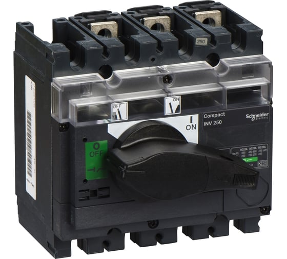 Выключатель-разъединитель Systeme Electric Interpact INS/INV 3P 250А SE 31166