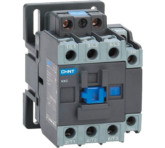 Контактор CHINT NXC-40 3P 40A AC24B (50Гц) 1НО+1НЗ (R) 836782