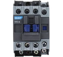 Контактор CHINT NXC-06 3P 6A AC48B (50/60Гц) 1НО+1НЗ (R) 925309