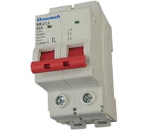 Выключатель модульный ELCOMTECH MD21J-2T63AC Выключатель нагрузки 2P 63A 2х модуль УТ-00039010
