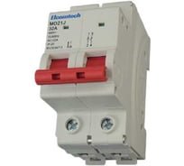 Выключатель модульный ELCOMTECH MD21J-2T32AC Выключатель нагрузки 2P 32A 2х модуль УТ-00039008