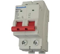Выключатель модульный ELCOMTECH MD21J-2T40AC Выключатель нагрузки 2P 40A 2х модуль УТ-00039009