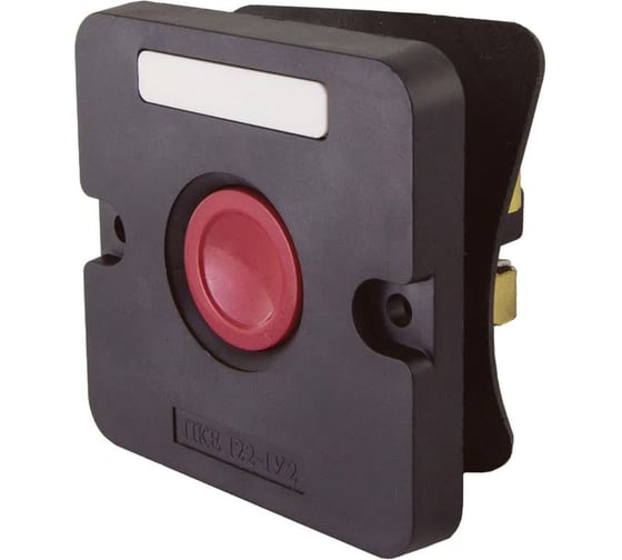 Пост кнопочный TDM ELECTRIC ПКЕ 122-1 У2, красная кнопка, IP54, упаковка 10 штук SQ0742-0014