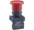Кнопка управления CHINT Грибок Φ40мм NP8-01ZS/14 фиксация, красный, 1НЗ, IP65 (R) (уп. 10 шт.) 667210 1