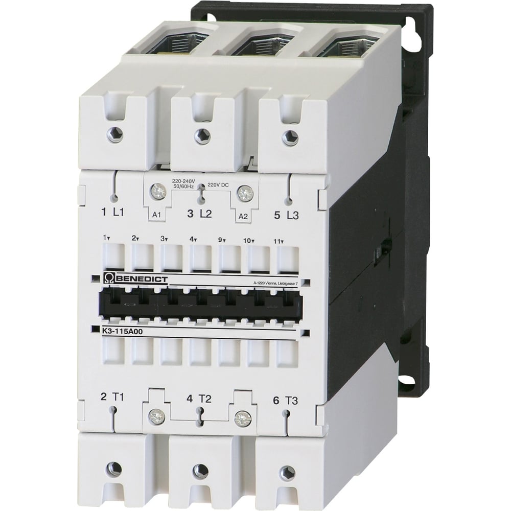 Трехполюсный контактор Benedict K3-115A00 230 PN38799 - выгодная цена ...