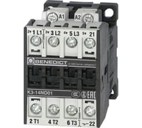 Трехполюсный контактор Benedict K3-14ND01 230 PN75650