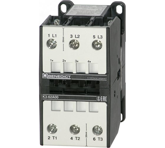 Контактор трехполюсный BENEDICT K3-62A00 230 PN38532