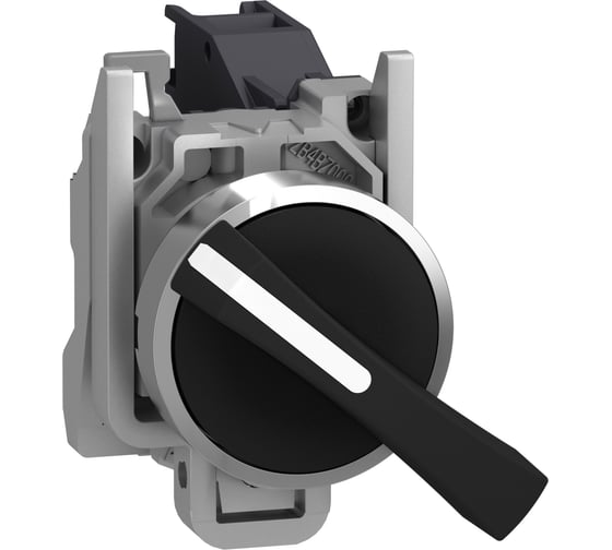 Переключатель Systeme Electric XB4 1-0-2 черный 2НО, удлинённая рукоятка SE XB4BJ33