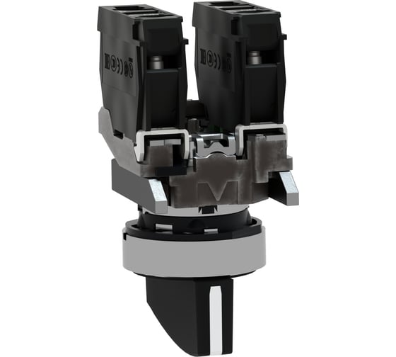 Переключатель Systeme Electric XB4 1-0-2 черный 2НО, удлинённая рукоятка SE XB4BJ33