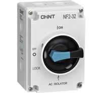 Выключатель-разъединитель CHINT NF2-100/3BO в пластиковом коробе IP65 (R) 324165