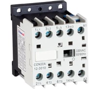 Контактор миниатюрный ELCOMTECH CON30A-12-3010-220AC 12A 1NO 1NC 220VAC УТ-00046263
