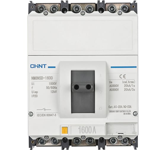Выключатель-разъединитель CHINT NM8NSD-1600 DC 800 3P (R) 263178