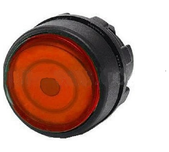 Головка для кнопки Emas с фиксацией красная CPDFK 1