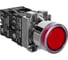 Кнопка управления CHINT NP2-BW3462 плоская, красная, 1НЗ, AC/DC230В (LED), IP40 (R) (уп. 10 шт.) 575421 1