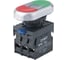 Двойная кнопка CHINT NP8-20SD/3 зеленый, AC110-230В(LED), 2НO, IP65 (R) (уп. 9 шт.) 667625 1